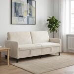 vidaXL Sofa cu Spatiu de Depozitare Crem 192 x 78 x 87 cm Poliester GartenMobel Dekor (42036997) Canapea