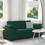 vidaXL Canapea extensibila verde închis 180x77x82 cm catifea GartenMobel Dekor (4105269) Canapea