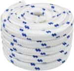 vidaXL Sfoara de Barca 10 m 6 Alb si albastru PP GartenMobel Dekor (42029556)