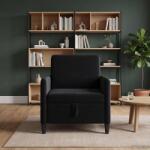 vidaXL Sofa cu Spatiu de Depozitare Negru 72 x 78 x 87 cm Poliester GartenMobel Dekor (42036883) Canapea