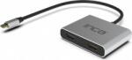 Inca Hub Type-C Inca ITPC-4T Dual HDMI 4K30Hz Argintiu (itpc-4t)