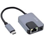 InLine Adaptor USB type C la Gigabit LAN RJ45 + jack stereo 3.5mm + PD 100W, InLine IL33382I (IL33382I)