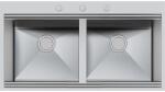 Foster Chiuveta Bucatarie Foster Milano 1020 050, Cu 2 Cuve, Inox Periat (1020 050) Chiuveta