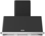 ILVE Hota decorativa Ilve Majestic AM100 , 100 cm, 1 motor, 4 viteze, 890 m3/h, clasa A, negru mat Hota