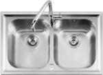 Barazza Chiuveta Bucatarie Barazz B_level 1llv90/2, Cu 2 Cuve, Incasso, Inox (1llv90/2) Chiuveta