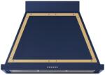 ILVE Hota decorativa Ilve Nostalgie ABN90, 90 cm, 1 motor, 4 viteze, 750 m3/h, clasa A, albastru Hota