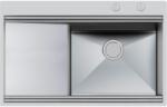 Foster Chiuveta Bucatarie Foster Milanello Workstation 1040051, Cu Picurator / Stanga, Inox Periat (1040051) Chiuveta