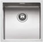 Barazza Chiuveta Bucatarie Barazza Quadra Raggio 15 1x4040i, Filotop / Semifilo, Inox (1x4040i) Chiuveta