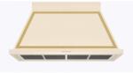 ILVE Hota decorativa Ilve Nostalgie ABN120, 120 cm, 1 motor, 4 viteze, 750 m3/h, clasa A, alb antic Hota