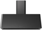 ILVE Hota decorativa Ilve Nostalgie AG100 , 100 cm, 1 motor, 4 viteze, 890 m3/h, clasa A, negru mat Hota