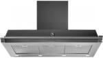 Steel Cucine Hota decorativa STEEL Ascot 100, 100 cm, 1 motor, 4 viteze, 900 m3/h, panou control soft touch, inox / negru antracit Hota