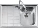 Barazza Chiuveta Bucatarie Barazza B_level 1llv90/1s, Cu Picurator / Stanga, Incasso, Inox (1llv90/1s) Chiuveta