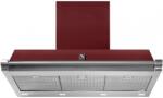 Steel Cucine Hota decorativa STEEL Oxford 90, 90 cm, 1 motor, 4 viteze, 900 m3/h, panou control soft touch, inox / visiniu Hota