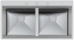 Foster Chiuveta Bucatarie Foster Milano 1019 050, Cu 2 Cuve, Inox Periat (1019 050) Chiuveta