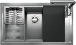 Barazza Chiuveta Bucatarie Barazza Easy 1les91rk, Cu Raft Pentru Vase + Baterie 1rubmstd, Incasso, Inox (1rubmstd) Chiuveta
