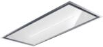 Baraldi Hota de tavan incorporabila BARALDI GEA FLAT inox-glass 01GEAF120SVWSL, 120 cm, motor Kube 900 m3/h, sticla alba/inox (01GEAF120SVWSL) - techstore Hota