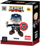 Nice Set construcție Soldat albastru - supererou cu scut, 226 piese (NC78106)