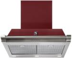 Steel Cucine Hota decorativa STEEL Ascot 70, 70 cm, 1 motor, 4 viteze, 900 m3/h, panou control soft touch, visiniu Hota