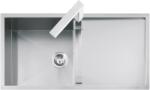 Barazza Chiuveta Bucatarie Barazza Lab 1llb105, Cu Picurator, Reversibila, Filotop / Semifilo, Inox (1llb105) Chiuveta