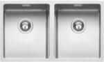 Barazza Chiuveta Bucatarie Barazz Quadra Raggio 15 1x842i, Cu 2 Cuve, Filotop / Semifilo, Inox (1x842i) Chiuveta