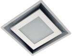 Foster Hota de tavan - aplicata Foster Modular 2518001, 34x34cm, 400 m³/h, 1 motor 140W, sticla alba/inox satinat (2518001) Hota