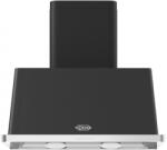 ILVE Hota decorativa Ilve Majestic AM90 , 90 cm, 1 motor, 4 viteze, 890 m3/h, clasa A, negru mat Hota
