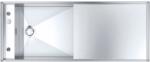 Barazza CHIUVETA BUCATARIE BARAZZA MIZU Kasai 1LMZ135 CU PICURATOR / Dublu DREAPTA 130x52, INCASSO, INOX Chiuveta