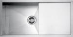Barazza Chiuveta Bucatarie Barazza Quadra R. 0 1lof94, Cu Picurator, Reversibila, Filotop / Semifilo, Inox (1lof94) Chiuveta
