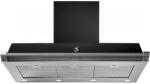 Steel Cucine Hota decorativa STEEL Ascot 100, 100 cm, 1 motor, 4 viteze, 900 m3/h, panou control soft touch, inox / negru Hota