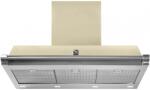 Steel Cucine Hota decorativa STEEL Oxford 90, 90 cm, 1 motor, 4 viteze, 900 m3/h, panou control soft touch, inox / crem Hota