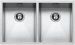 Barazza Chiuveta Bucatarie Barazz Quadra Raggio 0 1q842i, Cu 2 Cuve, Filotop / Semifilo, Inox Chiuveta