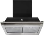 Steel Cucine Hota decorativa STEEL Ascot 70, 70 cm, 1 motor, 4 viteze, 900 m3/h, panou control soft touch, negru Hota