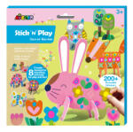 AVENIR Joc creativ Stick'N'Play cu scene 3D si stickere repozitionabile - Gradina Secreta (CH221840)