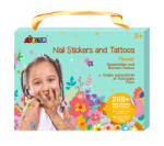 AVENIR Stickere pentru unghii si tatuaje - Flori (NA218207) - kidstory