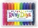 Ooly Creioane cu gel pentru geam si sticla, Rainy Dayz, set 12 culori lavabile (133-48)