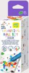 AVENIR Kit rola de desenat pe numere - 2 m, include 4 creioane colorate cerate, Subacvatic - Haku Yoka (CS233120)