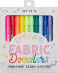 Ooly Carioci permanente pentru textile Fabric Doodlers - Set de 12 (130-102)