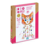 DJECO Set DIY Djeco, Mobil cu clopotei si sclipici- Pisicuta (DJ07955) - kidstory