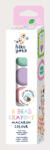 AVENIR Set de 6 creioane cerate in forma de margele, Haku Yoka - culori Macarons (CP223098) - kidstory