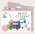 AVENIR Creioane cerate interconectabile Block Crayons - Autobuz Scolar, Haku Yoka (CP223084)