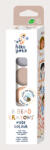 AVENIR Set de 6 creioane cerate in forma de margele, Haku Yoka - culori Nude (CP223099) - kidstory