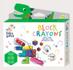 AVENIR Creioane cerate interconectabile Block Crayons - Dinozaur T-Rex, Haku Yoka (CP223089)