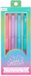 OOLY Pixuri retractabile cu gel si sclipici, Oh My Glitter! , set 4 culori (132-130)