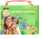 AVENIR Stickere si tatuaje pentru fata - set parinte-copil - distractie in familie (NA238209) - kidstory