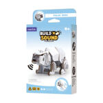 mierEdu Puzzle 3D cu sunete - Urs polar, Build 'n' Sound (PP1120) Puzzle