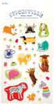 Ooly Abtibilduri vinil transparent Stickiville Quirky Dogs (120-151)