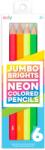Ooly Creioane Colorate Neon Jumbo Brights - set de 6 (128-167)
