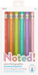 Ooly Notat! - Creioane mecanice grafit extra gros - set de 6, cu citate motivationale (128-156)