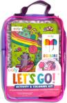 Ooly Kit portabil de activități și colorat - Unicorni - Let's Go! Unicorn Candy Town (161-165)