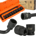 BJC Set de chei cu soclu 1/2" 10-24mm 10 buc 40397 (M58235) Set capete bit, chei tubulare